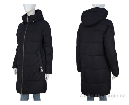 Пальто жіноче Зима 2309-01 black (5 шт. р.сітка46-54) "П2П Design" недорого оптом від прямого постачальника, зображення 3 Пальто жіноче Зима 2309-01 black (5 шт. р.сітка46-54) "П2П Design" недорого оптом від прямого постачальника, зображення 3