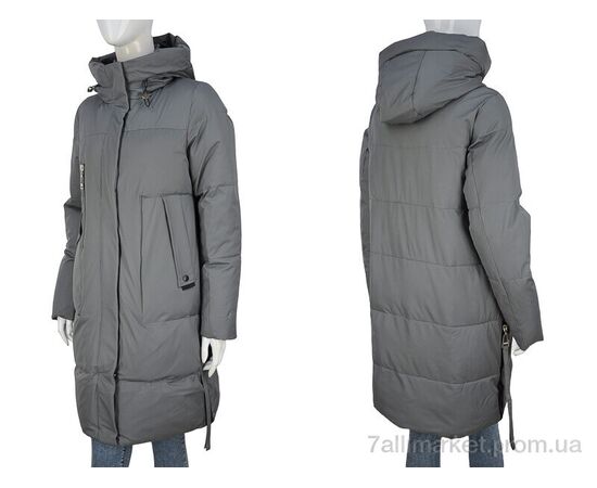 Пальто жіноче Зима 329-04 grey (5 шт. р.сітка46-54) "П2П Design" недорого оптом від прямого постачальника, зображення 3 Пальто жіноче Зима 329-04 grey (5 шт. р.сітка46-54) "П2П Design" недорого оптом від прямого постачальника, зображення 3