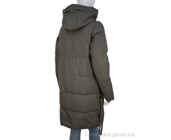 Пальто жіноче Зима 329-05 khaki (5 шт. р.сітка46-54) "П2П Design" недорого оптом від прямого постачальника, зображення 2 Пальто жіноче Зима 329-05 khaki (5 шт. р.сітка46-54) "П2П Design" недорого оптом від прямого постачальника, зображення 2