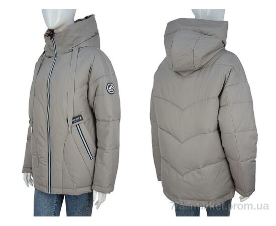 Куртка женская Зима 332-03 grey (5 шт. р.сетка 46-54) "П2П Design" недорого оптом от прямого поставщика, изображение 3 Фотография Куртка женская Зима 332-03 grey (5 шт. р.сетка 46-54) "П2П Design" недорого оптом от прямого поставщика, изображение 3