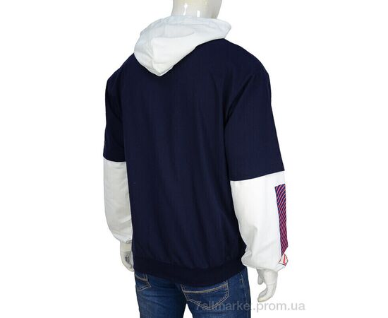 Батник чоловічий Весна/осінь 6582-3 navy (06895) (5 шт. р.сіткаM-3XL) "Obuvok" недорого оптом від прямого постачальника, зображення 2