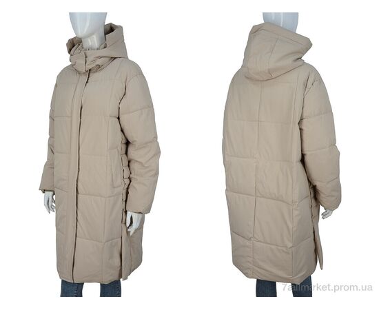 Пальто жіноче Зима 2392 d.beige (4 шт. р.сіткаM-2XL) "Turn Hug" недорого оптом від прямого постачальника, зображення 3 Пальто жіноче Зима 2392 d.beige (4 шт. р.сіткаM-2XL) "Turn Hug" недорого оптом від прямого постачальника, зображення 3