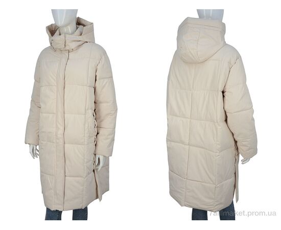 Пальто женское Зима 2392 l.beige (4 шт. р.сетка M-2XL) "Turn Hug" недорого оптом от прямого поставщика, изображение 3 Фотография Пальто женское Зима 2392 l.beige (4 шт. р.сетка M-2XL) "Turn Hug" недорого оптом от прямого поставщика, изображение 3