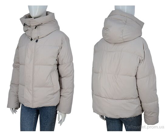 Фотография Куртка женская Зима 980 l.beige (4 шт. р.сетка M-2XL) "Turn Hug" недорого оптом от прямого поставщика, изображение 3