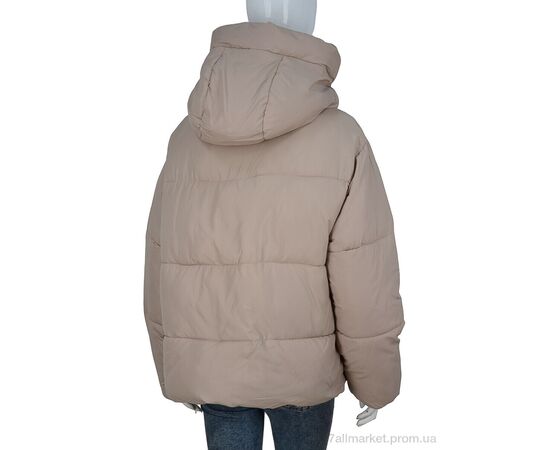 Фотография Куртка женская Зима 980 beige (4 шт. р.сетка M-2XL) "Turn Hug" недорого оптом от прямого поставщика, изображение 2
