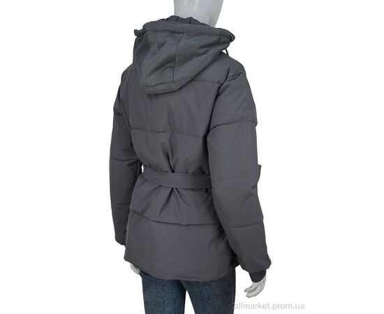 Фотография Куртка женская Зима 8823 grey (4 шт. р.сетка M-2XL) "Turn Hug" недорого оптом от прямого поставщика, изображение 2