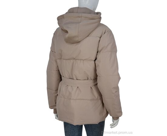 Фотография Куртка женская Зима 8823 d.beige (4 шт. р.сетка M-2XL) "Turn Hug" недорого оптом от прямого поставщика, изображение 2