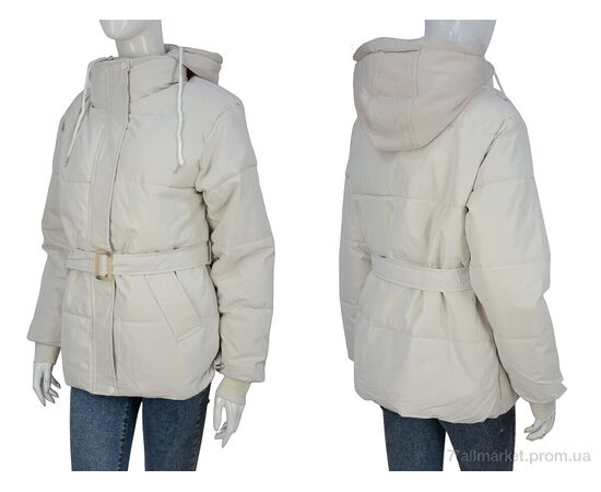 Фотография Куртка женская Зима 8823 beige (4 шт. р.сетка M-2XL) "Turn Hug" недорого оптом от прямого поставщика, изображение 3