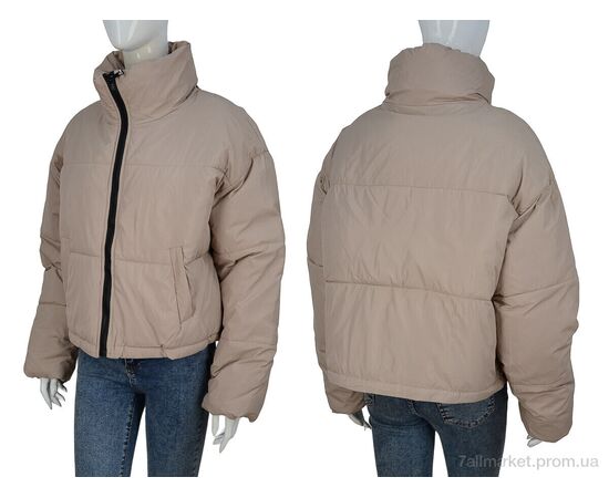 Куртка жіноча Зима 1911 beige (4 шт. р.сіткаM-2XL) "Turn Hug" недорого оптом від прямого постачальника, зображення 3