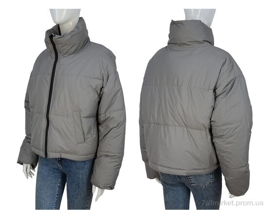 Куртка жіноча Зима 1911 grey (4 шт. р.сіткаM-2XL) "Turn Hug" недорого оптом від прямого постачальника, зображення 3