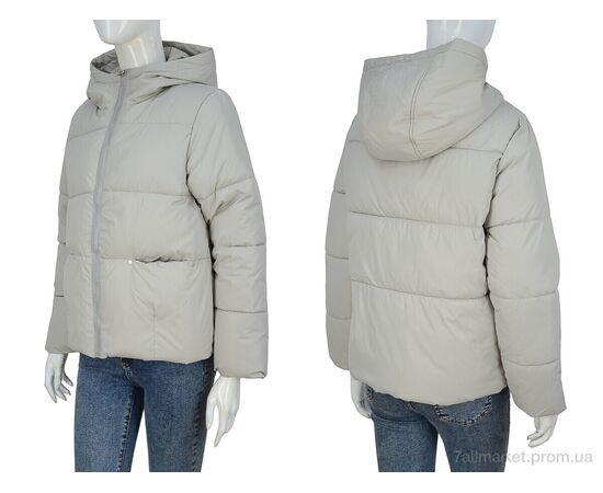 Куртка жіноча Зима 2305 grey (4 шт. р.сіткаM-2XL) "Turn Hug" недорого оптом від прямого постачальника, зображення 3