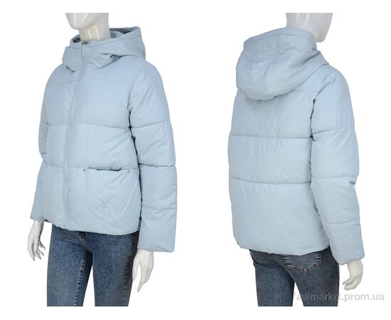 Куртка жіноча Зима 2305 l.blue (4 шт. р.сіткаM-2XL) "Turn Hug" недорого оптом від прямого постачальника, зображення 3
