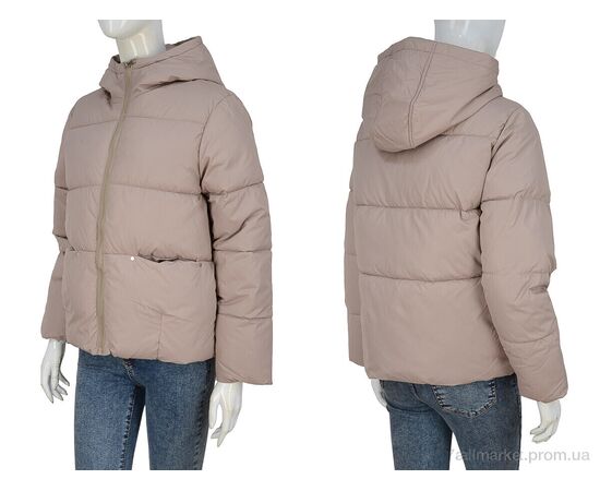 Куртка жіноча Зима 2305 brown (4 шт. р.сіткаM-2XL) "Turn Hug" недорого оптом від прямого постачальника, зображення 3