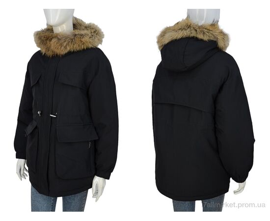 Куртка женская Зима 9092 black (4 шт. р.сетка S-XL) "Hope" недорого оптом от прямого поставщика, изображение 3 Фотография Куртка женская Зима 9092 black (4 шт. р.сетка S-XL) "Hope" недорого оптом от прямого поставщика, изображение 3