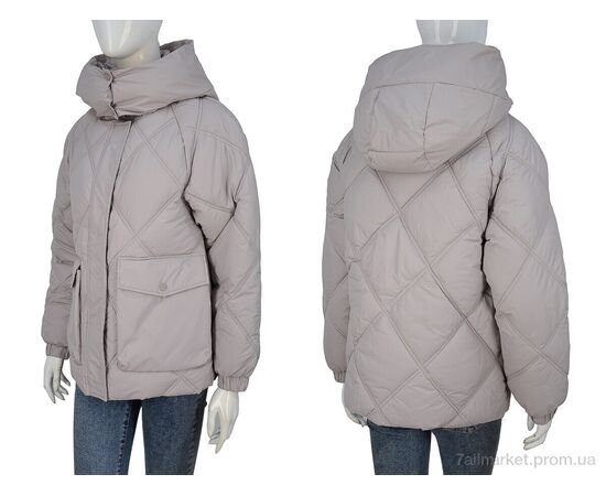 Куртка женская Зима 9012 grey (4 шт. р.сетка S-XL) "Hope" недорого оптом от прямого поставщика, изображение 3 Фотография Куртка женская Зима 9012 grey (4 шт. р.сетка S-XL) "Hope" недорого оптом от прямого поставщика, изображение 3