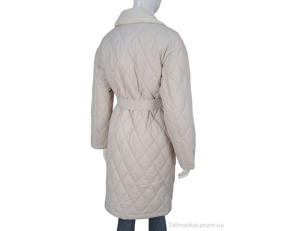 Фотография Пальто женское Весна/осень 9102 beige (5 шт. р.сетка S-2XL) "Hope" недорого оптом от прямого поставщика, изображение 2