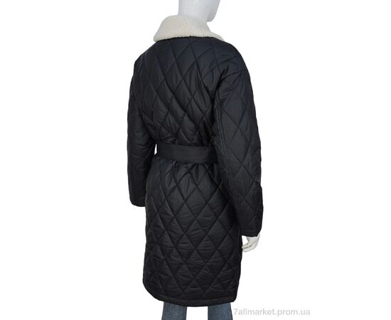 Фотография Пальто женское Весна/осень 9102 black (5 шт. р.сетка S-2XL) "Hope" недорого оптом от прямого поставщика, изображение 2