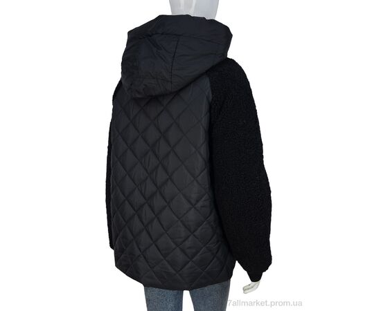Куртка жіноча Весна/осінь 2308 black (4 шт. р.сіткаM-2XL) "Hope" недорого оптом від прямого постачальника, зображення 2