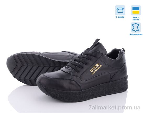 Фотография Кроссовки женские модные Весна/осень BL5202-2 чорн. шкіра (8 пар р.36-41) "Dan Marest" недорого оптом от прямого поставщика, изображение 2