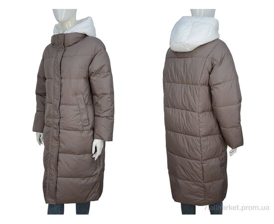 Пальто женское Зима 9108 coffee-4 (4 шт. р.сетка S-XL) "Hope" недорого оптом от прямого поставщика, изображение 3 Фотография Пальто женское Зима 9108 coffee-4 (4 шт. р.сетка S-XL) "Hope" недорого оптом от прямого поставщика, изображение 3