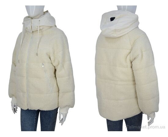 Фотография Куртка женская Зима 8071 beige (4 шт. р.сетка M-2XL) "Hope" недорого оптом от прямого поставщика, изображение 3