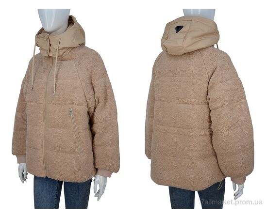 Фотография Куртка женская Зима 8071 d.beige (4 шт. р.сетка M-2XL) "Hope" недорого оптом от прямого поставщика, изображение 3