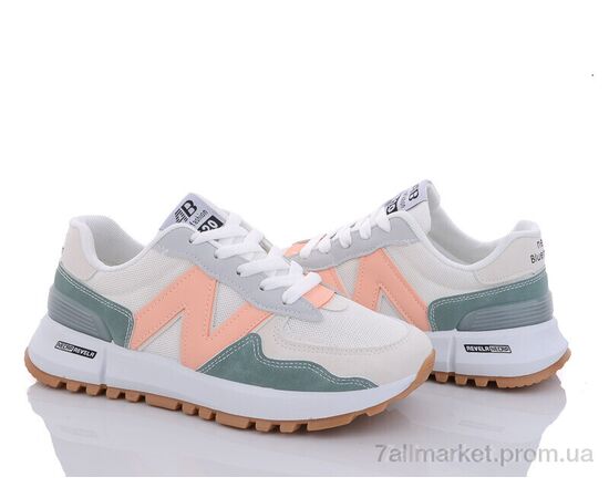 Фотография Кроссовки женские модные Весна/осень 150-5(150-25) white-pink (8 пар р.36-40) "Violeta" недорого оптом от прямого поставщика, изображение 2