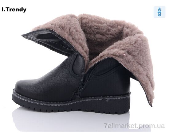 Черевики жіночі стильні Зима D35-1 (6 пар р.37-42) "Trendy" недорого оптом від прямого постачальника, зображення 2 Черевики жіночі стильні Зима D35-1 (6 пар р.37-42) "Trendy" недорого оптом від прямого постачальника, зображення 2