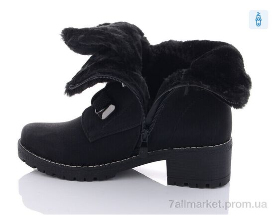 Черевики жіночі стильні Зима D8-1 (8 пар р.36-41) "Коронате" недорого оптом від прямого постачальника, зображення 2