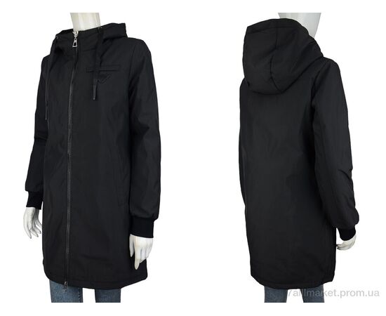 Фотография Куртка женская Весна/осень 22-10 black (5 шт. р.сетка S-2XL) "Hope" недорого оптом от прямого поставщика, изображение 3