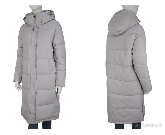 Фотография Пальто женское Зима H950 grey-beige (5 шт. р.сетка S-2XL) "Hope" недорого оптом от прямого поставщика, изображение 3