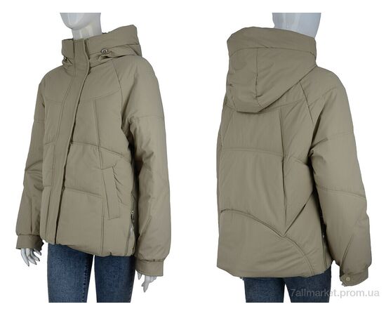 Фотография Куртка женская Весна/осень 8107 khaki (5 шт. р.сетка S-2XL) "Hope" недорого оптом от прямого поставщика, изображение 3