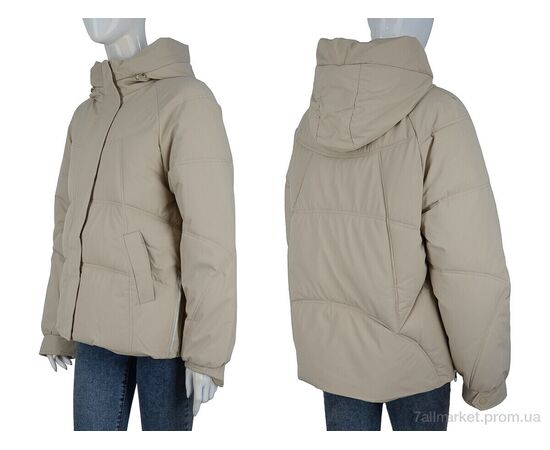 Фотография Куртка женская Весна/осень 8107 brown (5 шт. р.сетка S-2XL) "Hope" недорого оптом от прямого поставщика, изображение 3