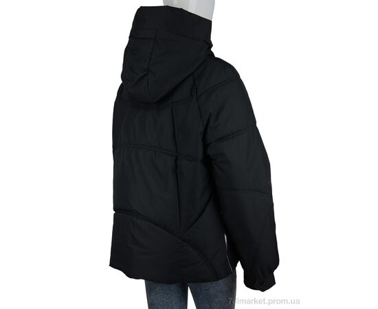 Куртка женская Весна/осень 8107 black (5 шт. р.сетка S-2XL) "Hope" недорого оптом от прямого поставщика, изображение 2 Фотография Куртка женская Весна/осень 8107 black (5 шт. р.сетка S-2XL) "Hope" недорого оптом от прямого поставщика, изображение 2