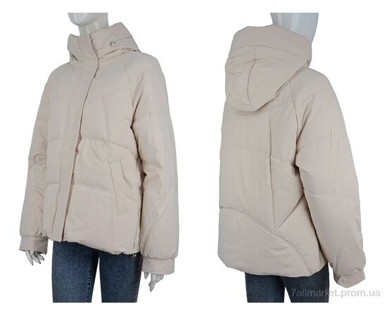 Куртка женская Весна/осень 8107 beige (5 шт. р.сетка S-2XL) "Hope" недорого оптом от прямого поставщика, изображение 3 Фотография Куртка женская Весна/осень 8107 beige (5 шт. р.сетка S-2XL) "Hope" недорого оптом от прямого поставщика, изображение 3