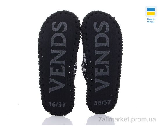 Фотография Тапки женские для дома Весна/осень 247W чорний (9 пар р.36-41) "Active" недорого оптом от прямого поставщика, изображение 3