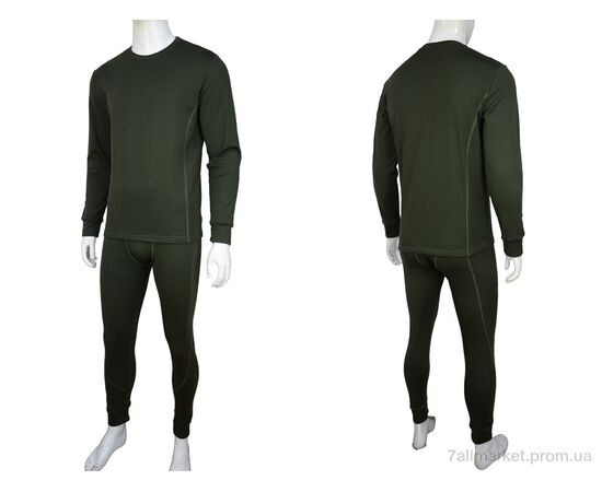 Термобілизна чоловіча Зима 06426 green (4 шт. р.сіткаM-2XL) "Obuvok" недорого оптом від прямого постачальника, зображення 3