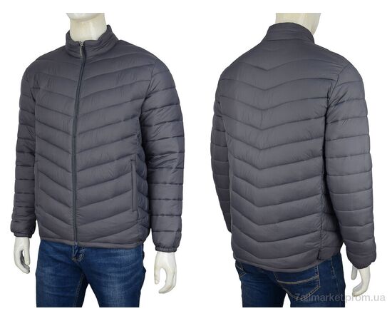 Куртка чоловіча Зима 802 grey (06862) (4 шт. р.сітка3XL-6XL) "Obuvok" недорого оптом від прямого постачальника, зображення 3 Куртка чоловіча Зима 802 grey (06862) (4 шт. р.сітка3XL-6XL) "Obuvok" недорого оптом від прямого постачальника, зображення 3