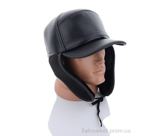 Кепка для чоловіків Зима 1895 black (5 шт. р.сітка54-58) "Red Hat" недорого оптом від прямого постачальника, зображення 2