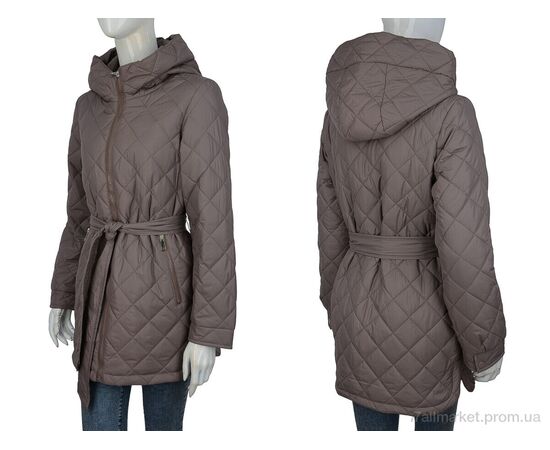 Фотография Куртка женская Весна/осень 3078 brown (4 шт. р.сетка M-2XL) "Hope" недорого оптом от прямого поставщика, изображение 3