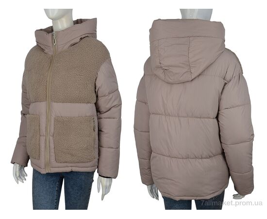 Фотография Куртка женская Зима 8897 beige (4 шт. р.сетка M-2XL) "Hope" недорого оптом от прямого поставщика, изображение 3