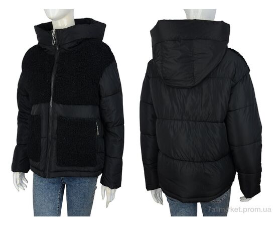 Фотография Куртка женская Зима 8897 black (4 шт. р.сетка M-2XL) "Hope" недорого оптом от прямого поставщика, изображение 3