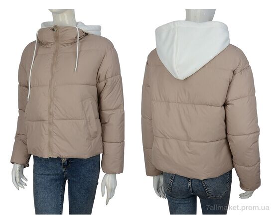Фотография Куртка женская Весна/осень 2529 beige (4 шт. р.сетка M-2XL) "Hope" недорого оптом от прямого поставщика, изображение 3