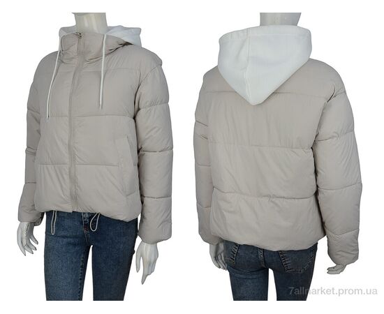 Фотография Куртка женская Весна/осень 2529 grey (4 шт. р.сетка M-2XL) "Hope" недорого оптом от прямого поставщика, изображение 3