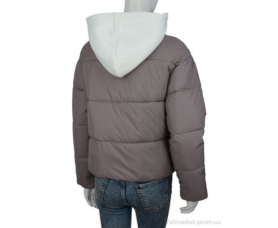 Фотография Куртка женская Весна/осень 2529 brown (4 шт. р.сетка M-2XL) "Hope" недорого оптом от прямого поставщика, изображение 2