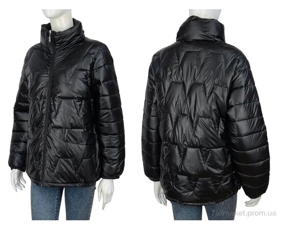 Фотография Куртка женская Зима 005 black (06954) (5 шт. р.сетка 42-48) "Obuvok" недорого оптом от прямого поставщика, изображение 3