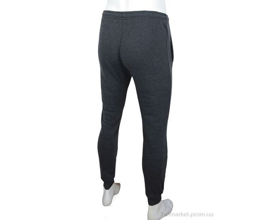 Фотография Спортивные брюки мужские Зима 07004 grey, флис (5 шт. р.сетка 48-56) "Obuvok" недорого оптом от прямого поставщика, изображение 2