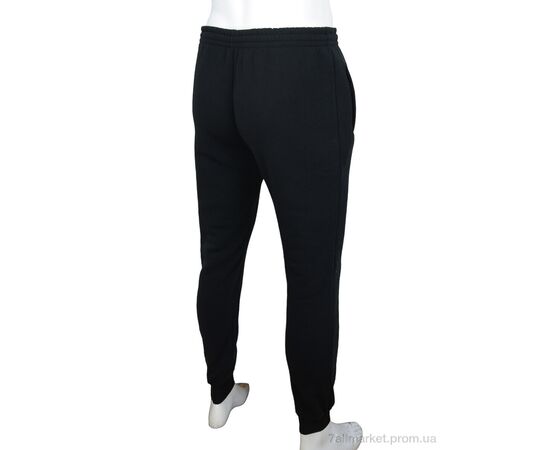 Фотография Спортивные брюки мужские Зима 07003 black, флис (5 шт. р.сетка 48-56) "Obuvok" недорого оптом от прямого поставщика, изображение 2