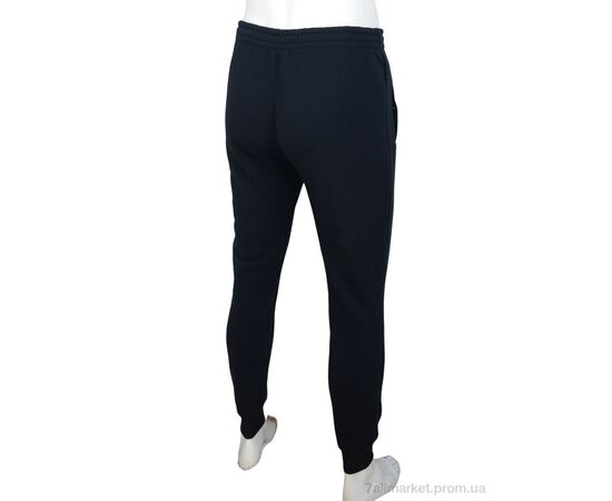 Фотография Спортивные брюки мужские Зима 06992 black, флис (5 шт. р.сетка 48-56) "Obuvok" недорого оптом от прямого поставщика, изображение 2