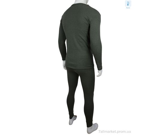 Термобілизна чоловіча Зима 778 хакі термо (6 шт. р.сіткаM-4XL) "Textile" недорого оптом від прямого постачальника, зображення 2